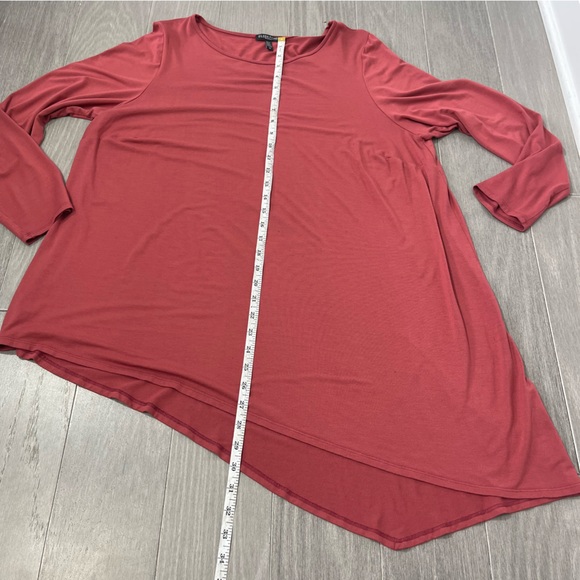 Eileen Fisher Asymmetric Hem Jersey Tunic Top Plus Size 1X 
Long Sleeve Shirt - Picture 8 of 8